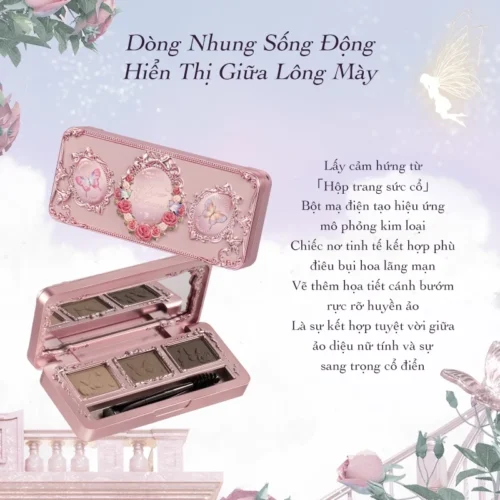Bảng Phấn Tán Lông Mày Midsummer Fairytales Flower Knows - Hình ảnh 4