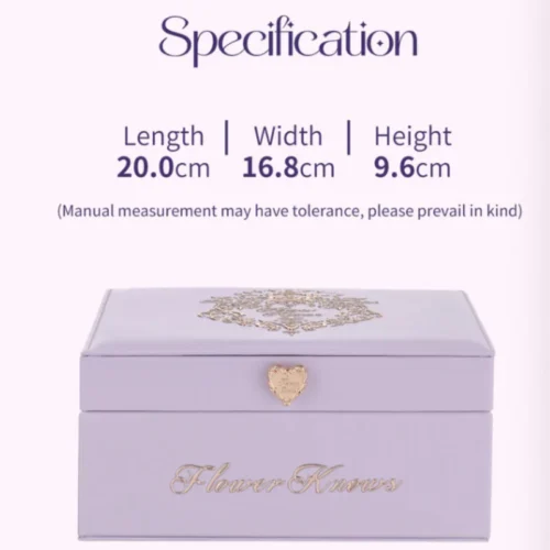 Cốp Đựng Đồ Trang Điểm Strawberry Rococo Flower Knows - Hình ảnh 7