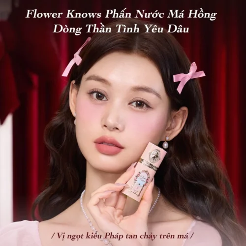 Má Hồng Dạng Lỏng Strawberry Cupid Flower Knows - Hình ảnh 5
