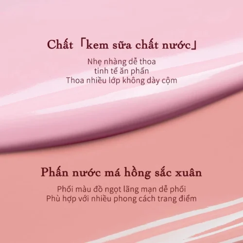 Má Hồng Dạng Lỏng Strawberry Cupid Flower Knows - Hình ảnh 4