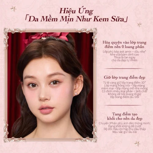 Má Hồng Dạng Lỏng Strawberry Cupid Flower Knows - Hình ảnh 3