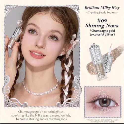 Nhũ Mắt Dạng Lỏng Swan Ballet Flower Knows giá rẻ - Hình ảnh 6