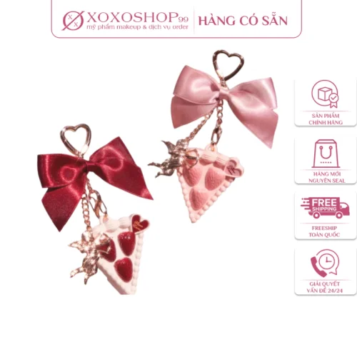 Nước Hoa Sáp & Móc Khóa Strawberry Cupid Flower Knows - Ảnh 9