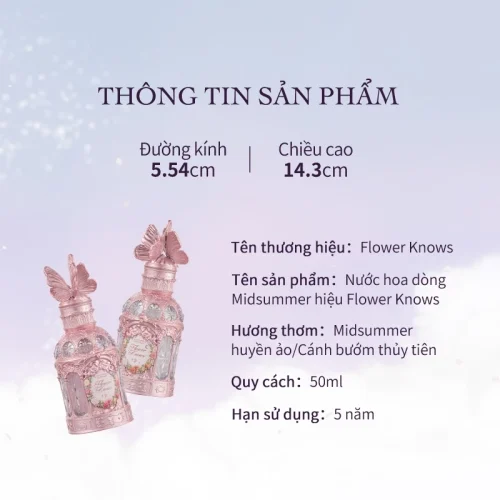 Nước Hoa Nữ Midsummer Fairytales Flower Knows - Hình ảnh 8