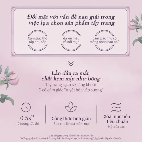 Sáp Tẩy Trang Midsummer Fairytales Flower Knows - Hình ảnh 4