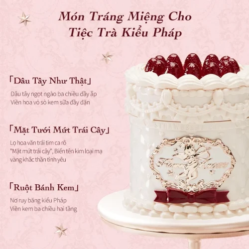 Son bùn Strawberry Cupid Flower Knows Chính Hãng - Ảnh 3
