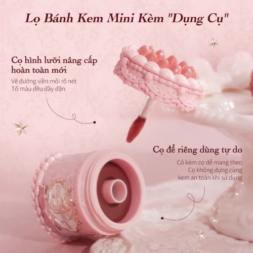 Son bùn Strawberry Cupid Flower Knows Chính Hãng