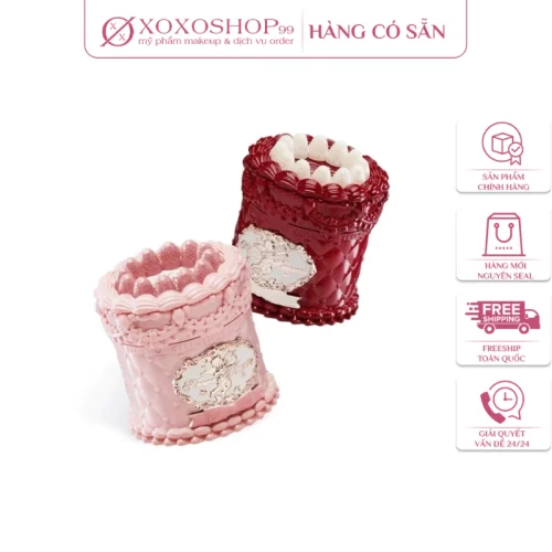 Son bùn Strawberry Cupid Flower Knows Chính Hãng - Ảnh 4