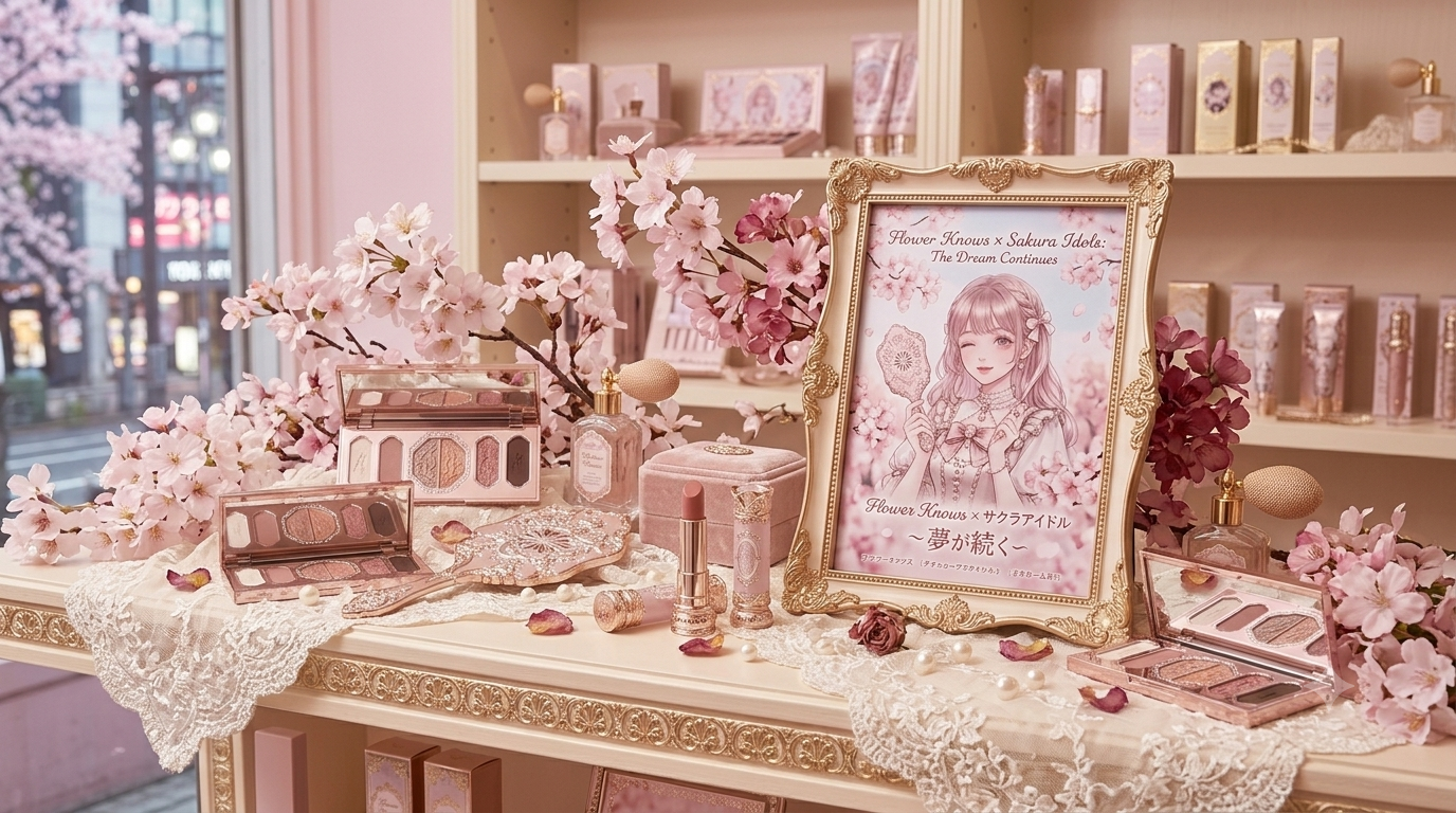 Flower Knows tấn công mạnh mẽ vào thị trường Nhật Bản - nơi rất chuộng thẩm mỹ Kawaii.