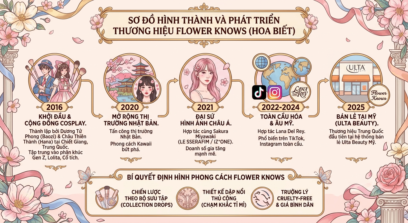 Lịch Sử Hình Thành Thương Hiệu Flower Knows